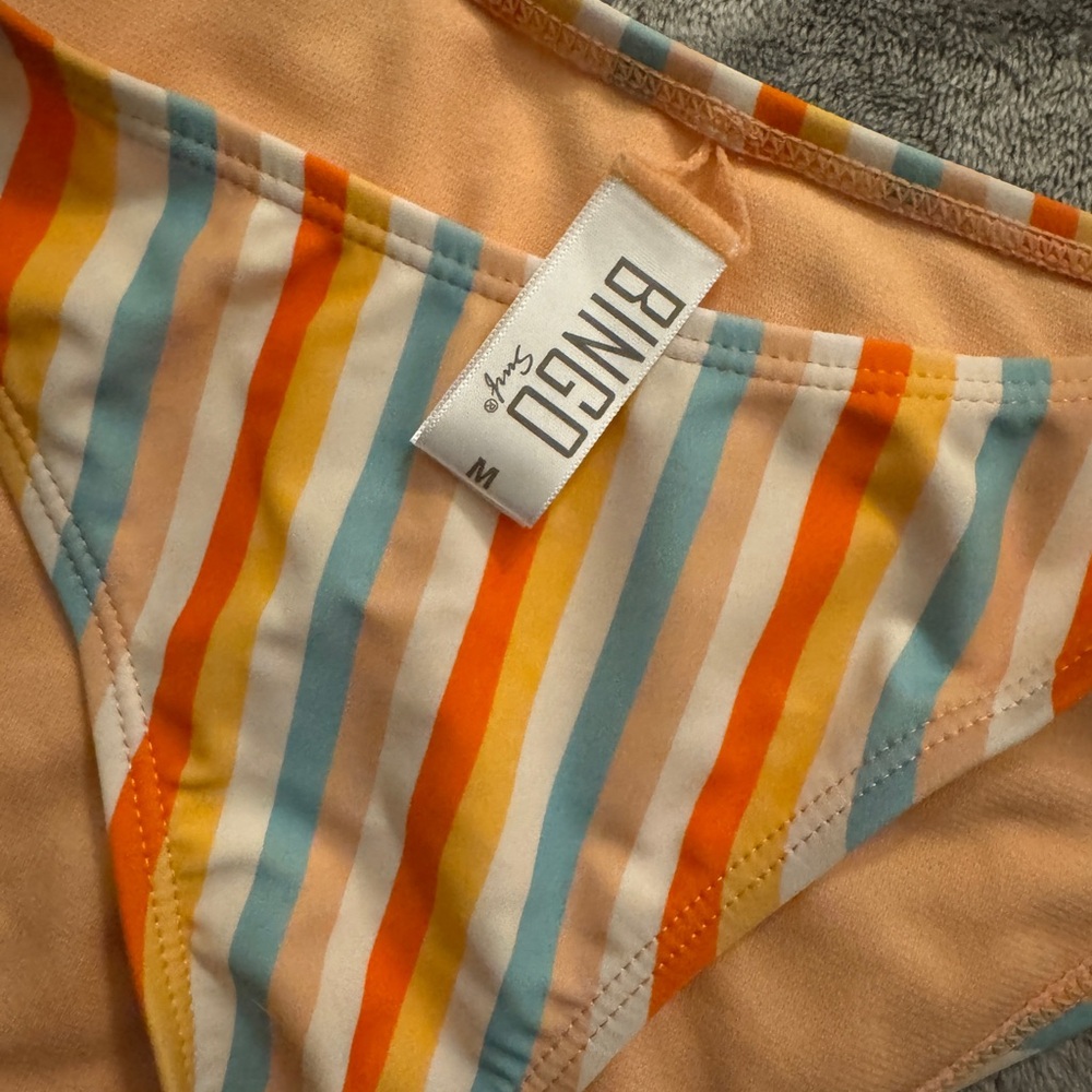 Striped Multicolor Bikini Set - image 6